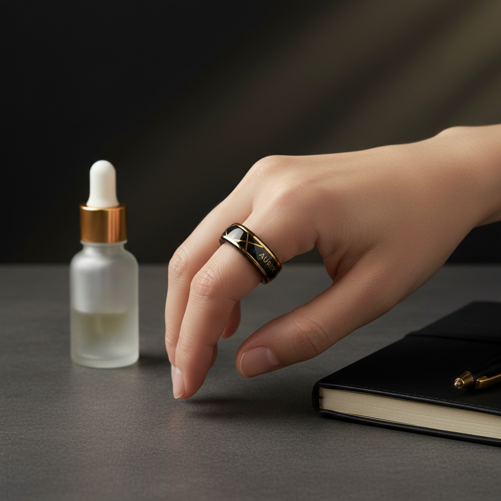 AUREX Health & Fitness Smart Ring - Premium Wellness Tracker