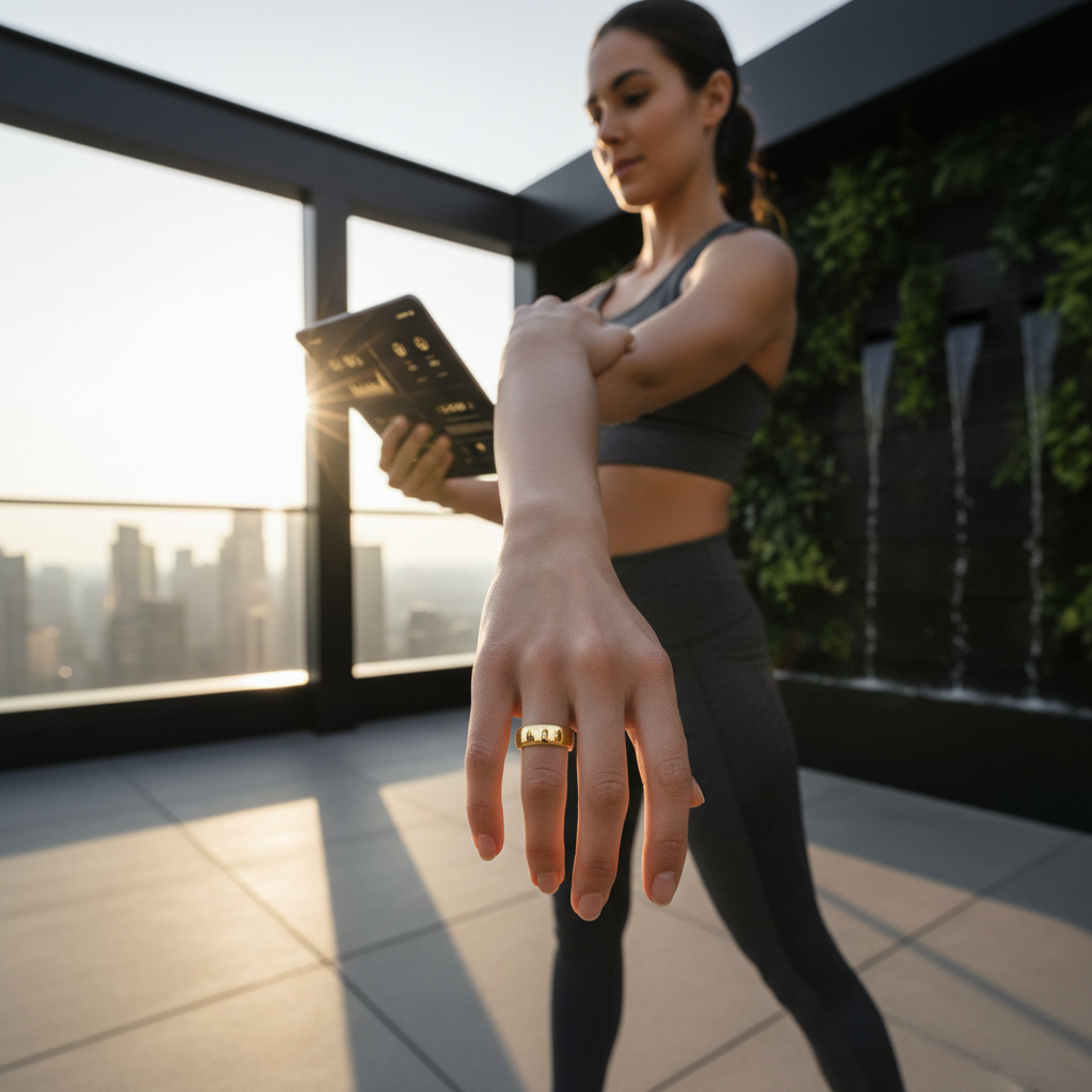 AUREX Health & Fitness Smart Ring - Premium Wellness Tracker